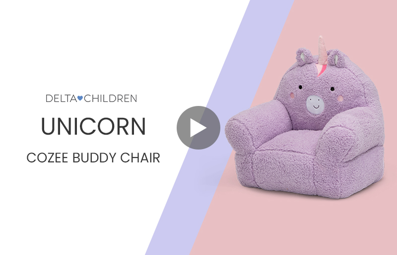 Unicorn Cozee Buddy Chair | Delta Children
